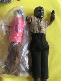 German bisque dolls, black Americana