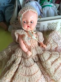 antique plastic side-eye doll