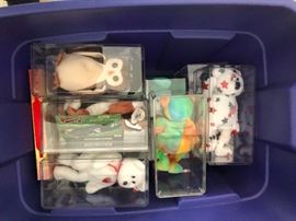 Beanie Babies in individual display cases! $15,000 each! (Just kidding)