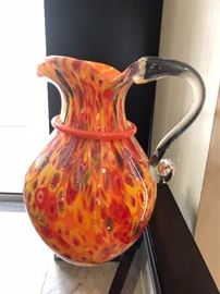 End of Day Glass Pitcher