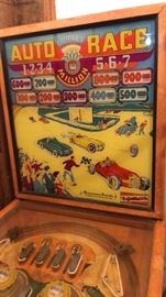 Gottlieb and Company Auto Race Pinball Machine - needs repair - will not power up