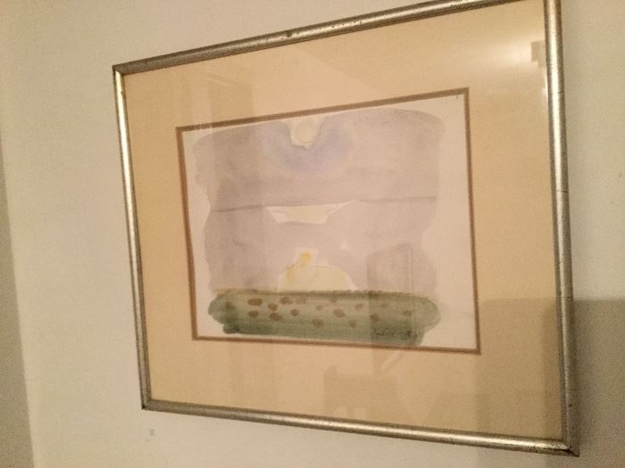 Original Robert Wilbert Watercolor