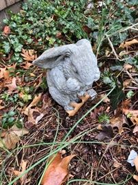 Bunny Cement Figurine