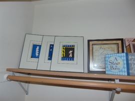 Framed, decorative art