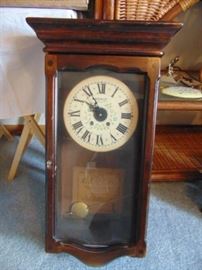 New England Clock - Bristol Conn. (8 day, spring wound, pendulum clock)