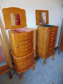 Two (2) jewelry chests