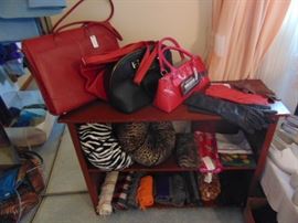 Scarves and some purses