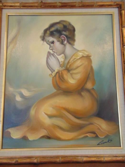 Oil painting by Leon Ko