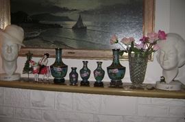 VINTAGE CLOISONNE AND THE HOME OWNERS !