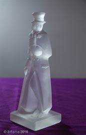 Frosty glass ornament