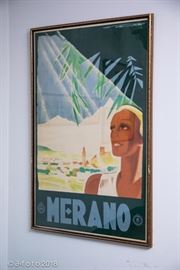 1934 Franz Lenhart Merano poster