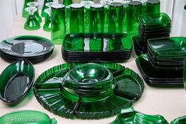 Forrest Green glassware 
