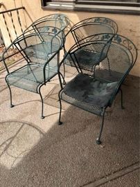 Outdoor Wrought Iron Chairs