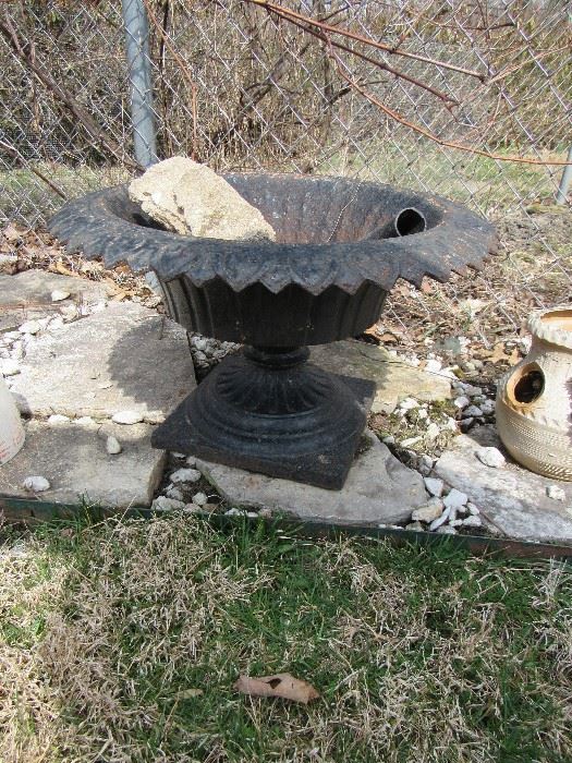 cast iron planter