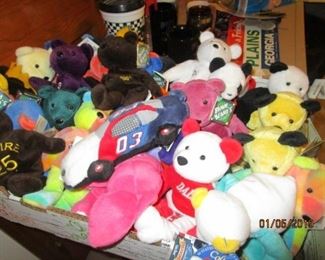 NASCAR BEANIE BABIES
