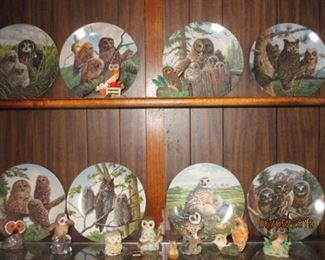 HAMILTON OWL PLATES (WITH BOXES)