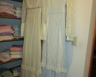 2 VINTAGE LONG DRESSES