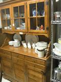 Small Hutch/Book Cabinet...Ethan Allen Hard Rock Maple also...Lots of storage...Great for office for Books....