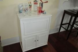 small white cabinet