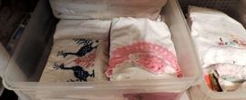 VINTAGE EMBROIDERED PILLOWCASES