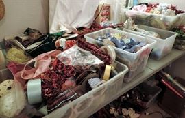 CRAFT SUPPLIES: RIBBON, LACE, TRIM