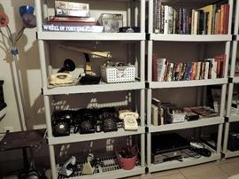 RETRO ROTARY DIAL TELEPHONES, GAMES, BOOKS & OFFICE SUPPLIES