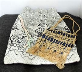 VINTAGE LACE PURSES