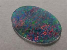 Approx 47 Carat Large Australian Black Opal Triplet
