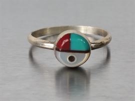 Southwest Estate Ring in Sterling Silver
