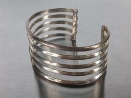 Custom Designed Southwest Sterling Silver Estate Bracelet
