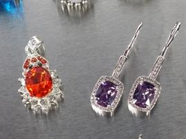 Large Group of Fashion Jewelry; Rings, Pendants, Bracelets, Earrings, Etc.
