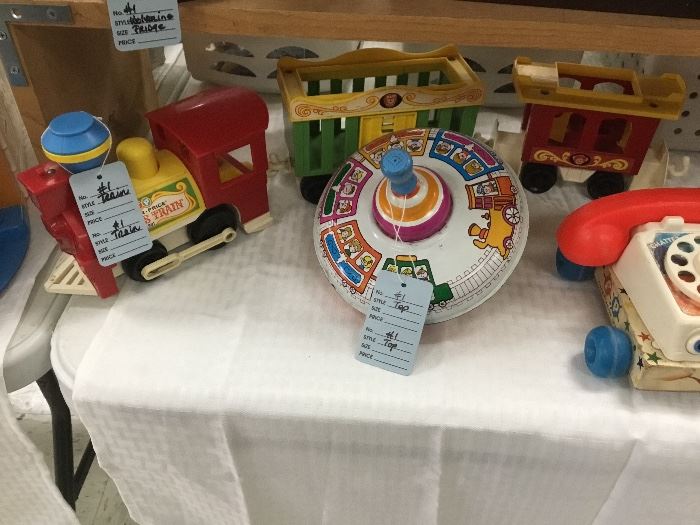 Tin toy top, Fisher Price Circus Train