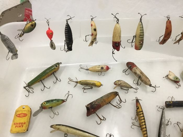 Vintage fishing lures