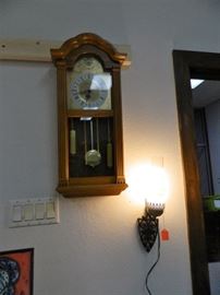 Wall clock, Lamp