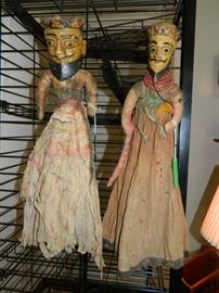 Rare wood head dolls