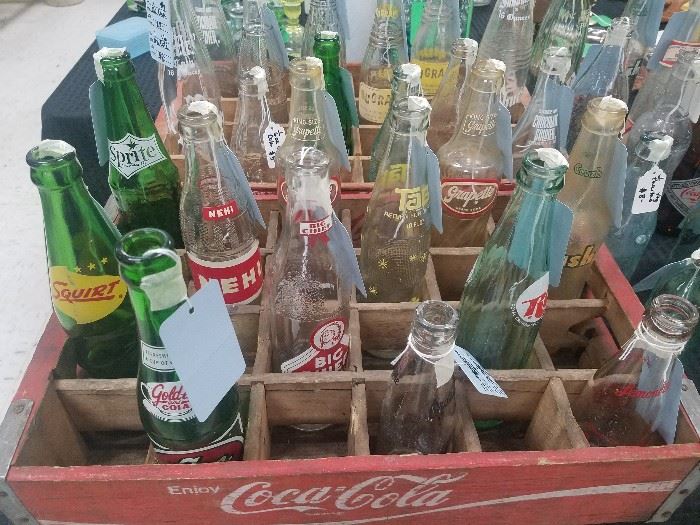 Vintage soda bottles