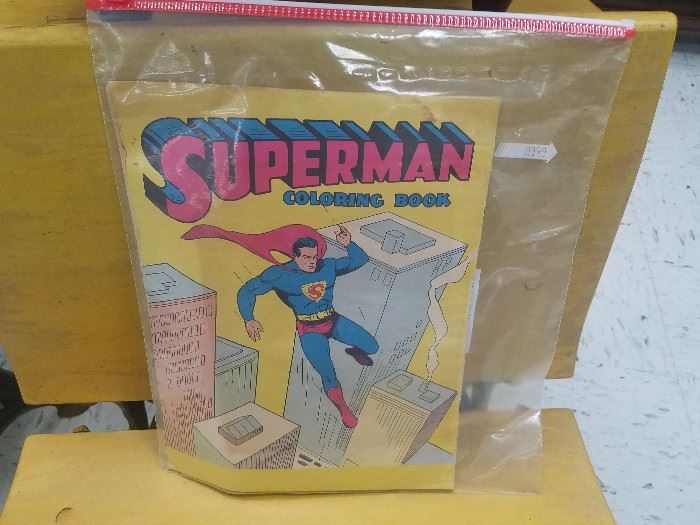 1950's Superman coloring book