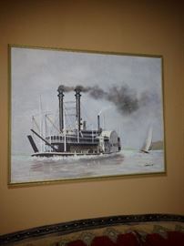 Boat painting.