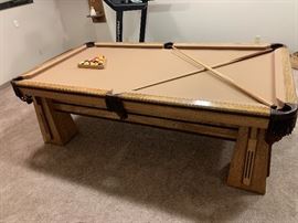 Vintage Billards/Pool Table Custom Made for Foxwood Casino