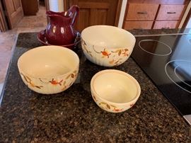 Hall's Pottery Nesting Bowls