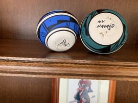 Signed Pottery Pieces