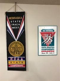 Vintage Nebraska State Track Memorabilia