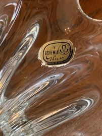 Vintage Bohemia Czechoslovakia Glass