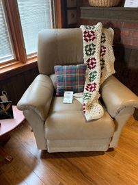 Lazy-Boy Leather Recliner