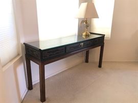 Drexel Heritage Chinoiserie Table 27x57x14in HxWxD