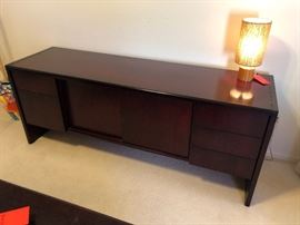 Mahogany Office Credenza file drawers 28.25H x 71.5W x 20.5