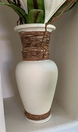 White Pot Floral Arrangement 42inH