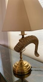 Ram Horn Lamp