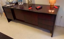 Mahogany Office Credenza file drawers 28.25H x 71.5W x 20.5