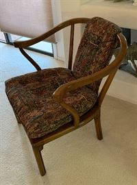 Drexel Heritage Asian Curve Back Chair 32x28x27in HxWxD